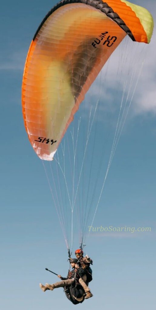 Fujin 25 Hugo and Raf Pilots flying tandem on Fujin 25